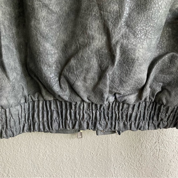 Harper Washed Faux Leather Jacket - Picture 9 of 10